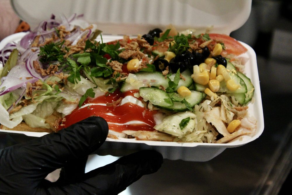 Ana's Kebab loaded takeaway box