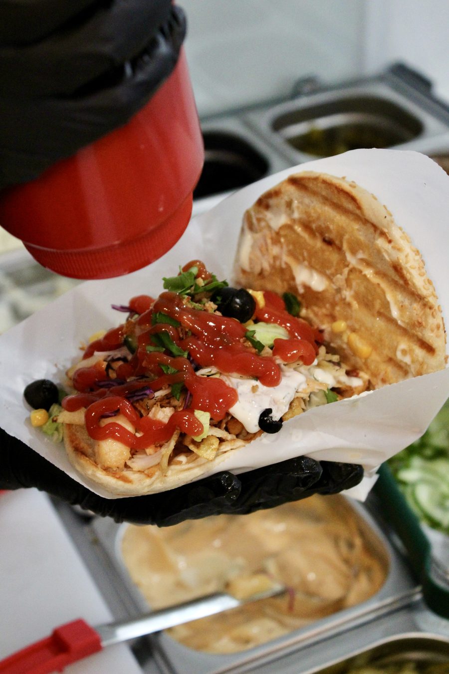Ana's Kebab chicken sandwich